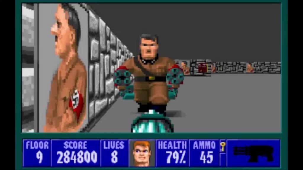 Imagem do Wolfenstein primeiro jogo 3D