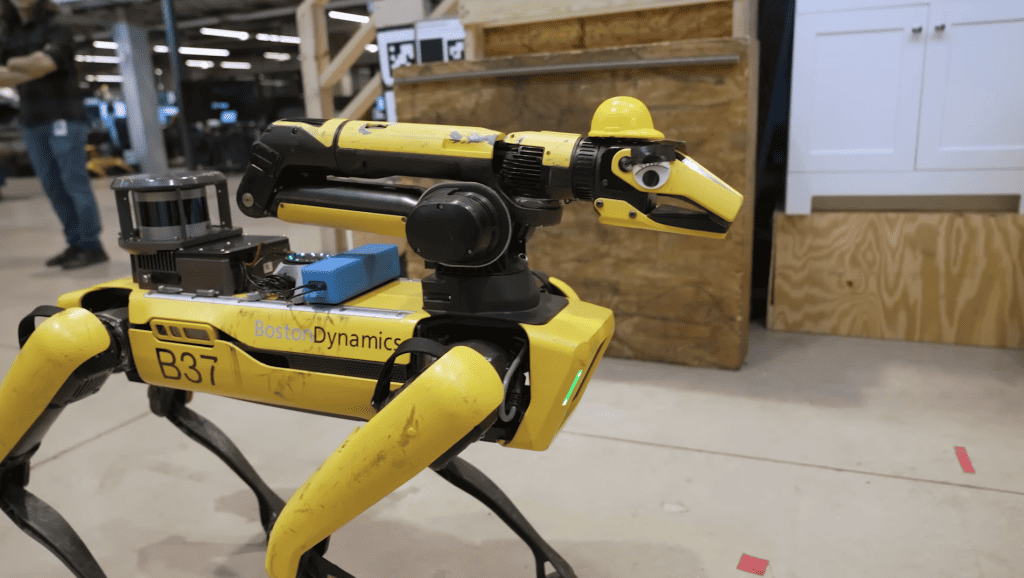 Spot é guia robô com ChatGPT (Imagem: divulgação/Boston Dynamics)