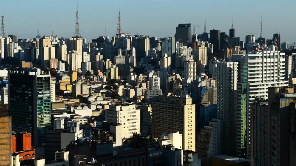 São Paulo em dia quente